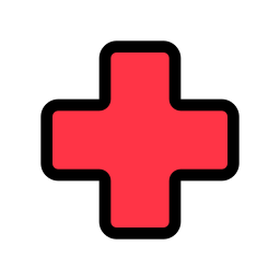 medisch kruis icoon