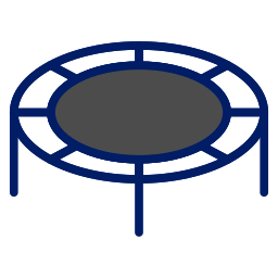 trampolim Ícone