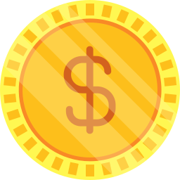 dólar icono