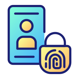 Biometric identification icon