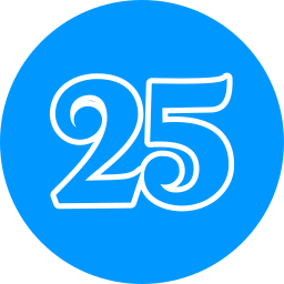 25 icoon
