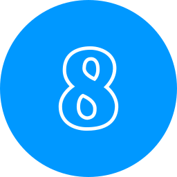 numero 8 icono