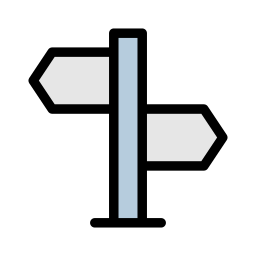 Road direction icon