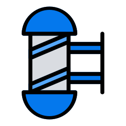 이발소의 간판 기둥 icon