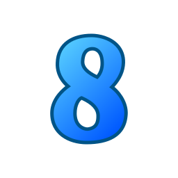 Number 8 icon