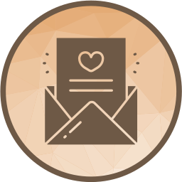 Invitation card icon