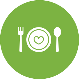 Fork and knife icon