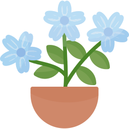 Flower pot icon