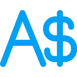 Australian dollar icon