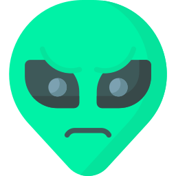 tête extraterrestre Icône