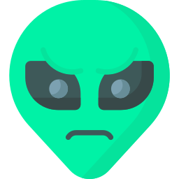 Alien head icon