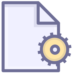 archivo de configuración icono