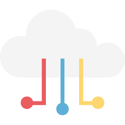 partage en nuage Icône