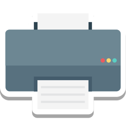 Fax machine icon