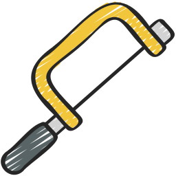 Coping saw icon