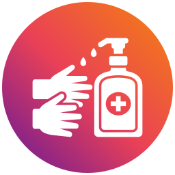 Hand sanitizer icon