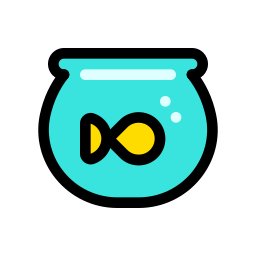 Fish bowl icon