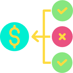 dólar icono