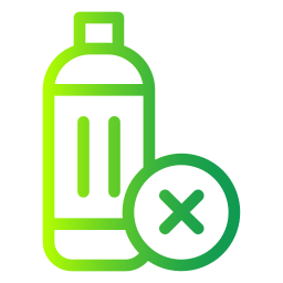 Plastic bottles icon