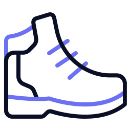 chaussures de randonnée Icône