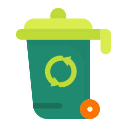 Trash bin icon