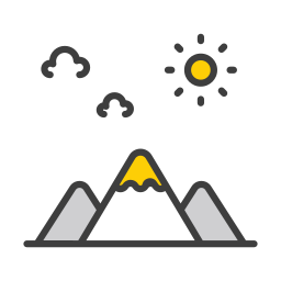 montaña icono