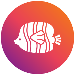 Butterfly fish icon