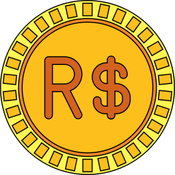 Brazilian real icon