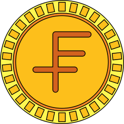 Swiss franc icon