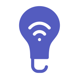 Smart lamp icon