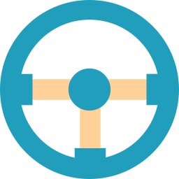 Steering wheel icon