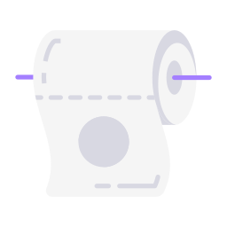 rotolo di carta igienica icona