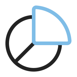 diagramme circulaire Icône