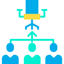 estructura jerarquica icono