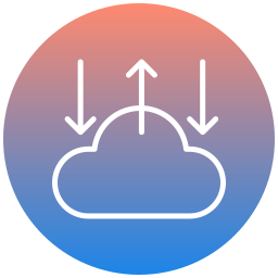 tráfico de datos icono