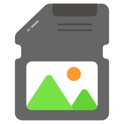 Sd card adapter icon