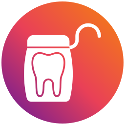 Dental floss icon