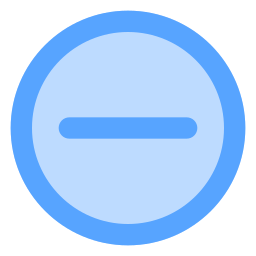 Minus button icon