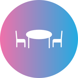 Kitchen table icon