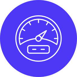 Speed gauge icon