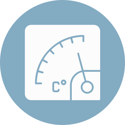 Temperature gauge icon