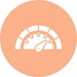 Speed gauge icon