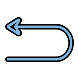 Turn left icon