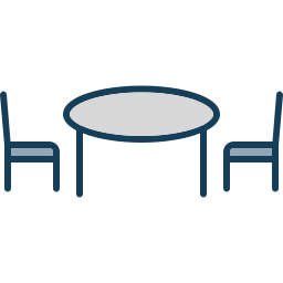 tavolo della cucina icona