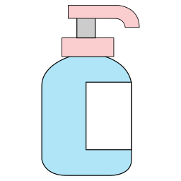 bottiglia di sapone icona