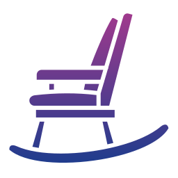 Rocking chair icon