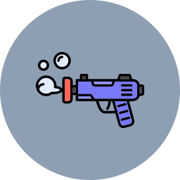 pistola de juguete icono
