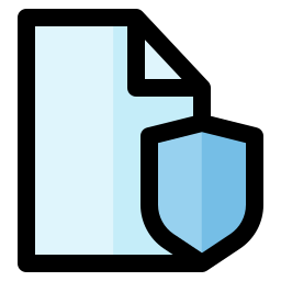 protección de archivos icono