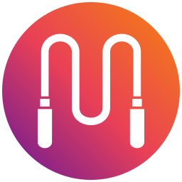 Jumping rope icon