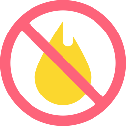 no fuego icono